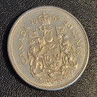 1963 CANADA SILVER 50 CENTS COIN