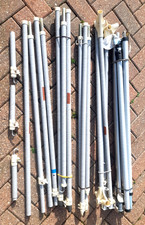 ISABELLA, Bradcot, Dorman   FIBREGLASS AWNING POLES - COMPLETE  SET Large size