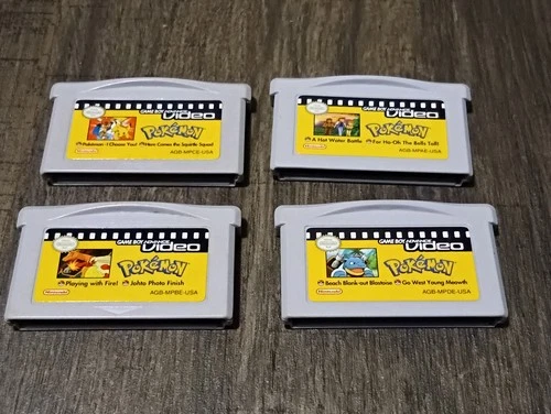 Pokemon Gameboy Advance Video Entire Set Bundle Tested Working