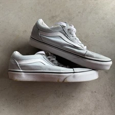 Vans Off the Wall Old Skool Light Blue Suede Low Top Skate Sneakers Men’s 7