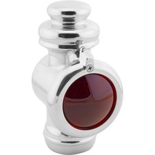 Fits Ford Model T Polished Alum 7-12 In Cowl Light 12v 3 In Red Lens