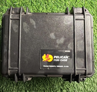 #ad #ad Pelican 1120 Case Black Pressure Valve Read Disc Carefully $30.00
