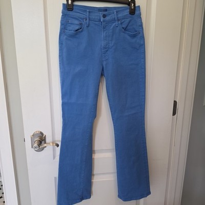 Mother The Insider Flood Boot Jeans Play Date Light Blue Women s Size 26