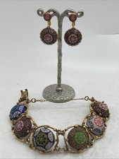 VTG Juliana For Celebrity NY Moroccan Bracelet Earring Set