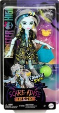Monster High Doll FRANKIE STEIN Original Mattel SCARE-ADISE ISLAND HKY68