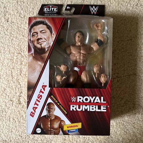 Sigillato 2024 Batista WWE Elite Collection Royal Rumble Winner 2005 Virgil BAF Nuovo