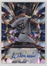 2020 Select Sparks Signatures Cracked Ice Prizm /25 Adrian Morejon Auto l5w