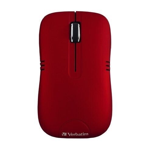 Verbatim 99767 Wireless Notebook Optical Mouse Commuter Matte 1200dpi Red - Picture 2 of 4