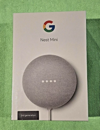 Google Nest Mini (2nd Generation) Smart Speaker - Chalk