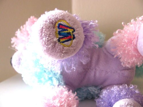 Webkinz Ganz ~ POOFY PUDEL ~ Pastell Hund ( HM708) Plüschtier Stofftier GEBRAUCHT OHNE CODE! - Bild 7 von 7
