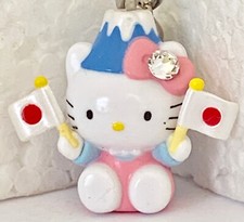    Sanrio Hello Kitty Fuji  Flags 02' Gotochi Netsuke Charm Mascot Phone Strap   