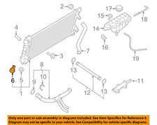 FORD OEM Radiator-Petcock Drain Plug 7L1Z8115A
