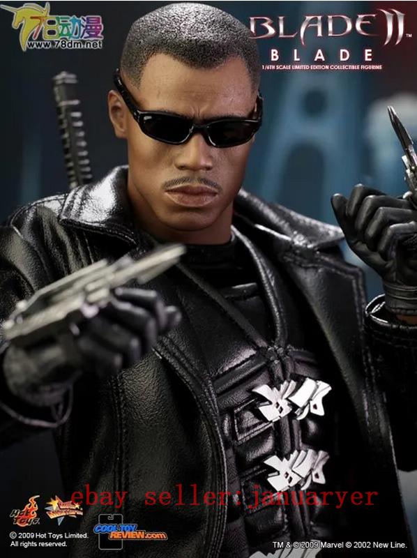 Perfect Hot Toys Mms113 1/6 Blade II Blade Action Figure In Perfect Hot Toys Mms113 1/6 Blade II Blade Action Figure In