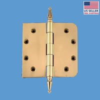 Door Hinge 5 Bright Solid Brass Spire Tip | Renovator's Supply on sale Door Hinge 5 Bright Solid Brass Spire Tip | Renovator's Supply on sale