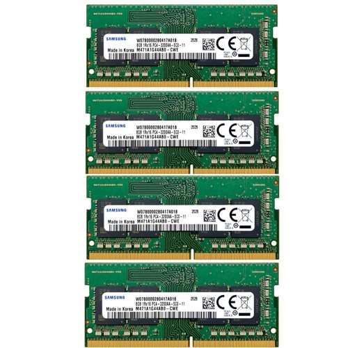 New Samsung 32GB (4X 8GB )DDR4 3200MHz Laptop SODIMM Memory Ram M471A1G44AB0-CWE - Picture 1 of 5