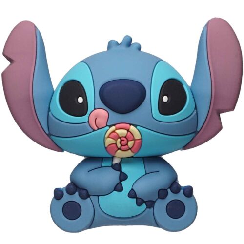 Stitch with Lutscher 3D Schaumstoff Magnet - Bild 3 von 3