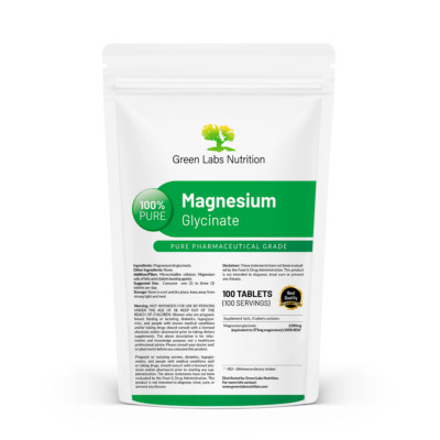 Magnesium Glycinate Tablets   High Strength for Sleep, Relaxation & Muscle Care