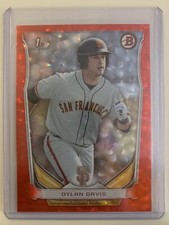 2014 Bowman Draft Picks & Prospects Red Ice #DP94 Dylan Davis #29/150