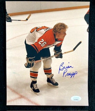 8X10 Autographed COA Photo of Brain Propp Philadelphia Flyers at the Specturm