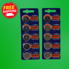 Murata CR1616 Lithium 3V Watch Battery Exp 2034  10Pc