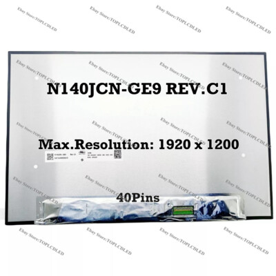 Écran LCD 17 Pouces N17FGE -L21 Rev C1 - 40 Broches - Pour HP - Occasion Testé