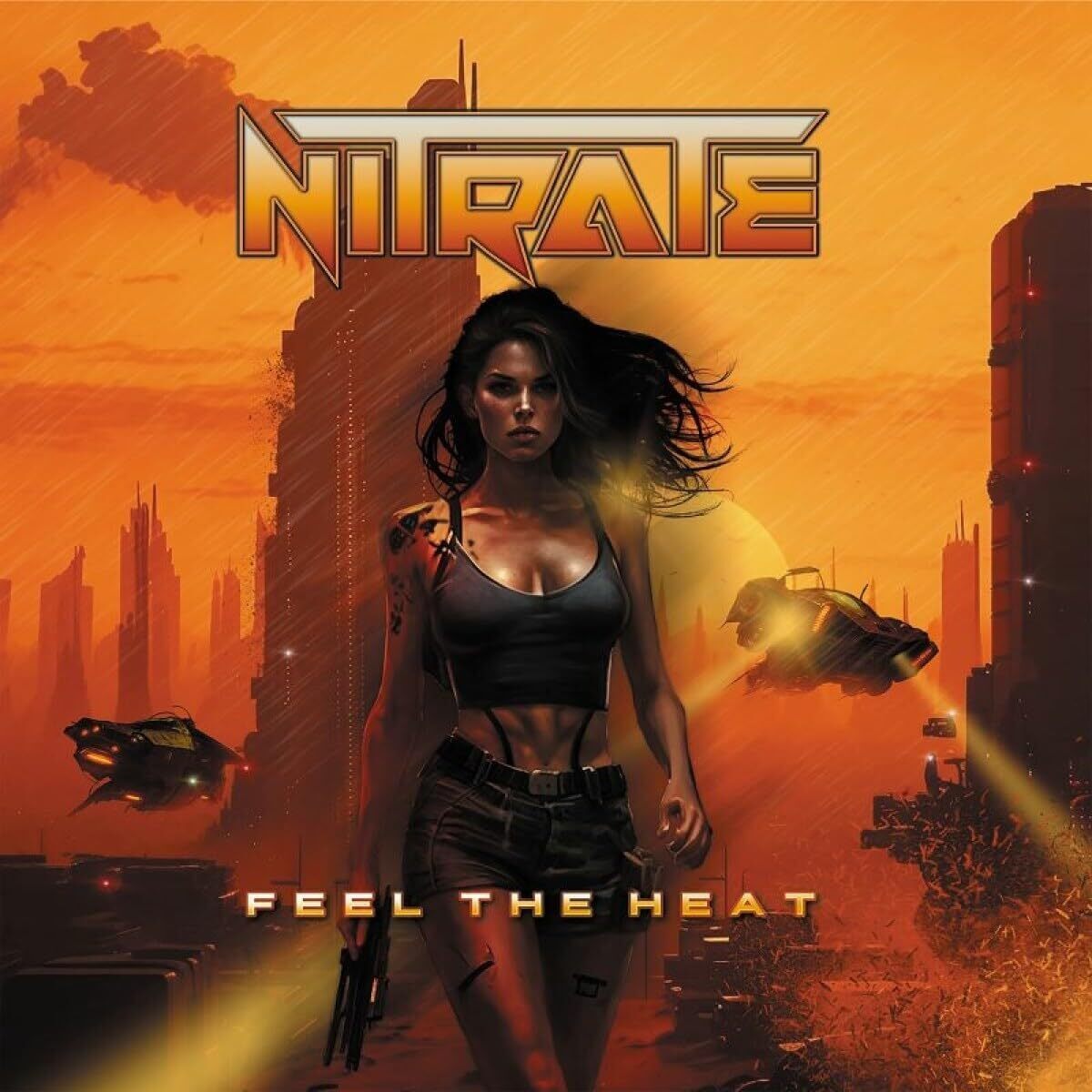 Nitrate Feel the Heat (CD) Album (Jewel Case)