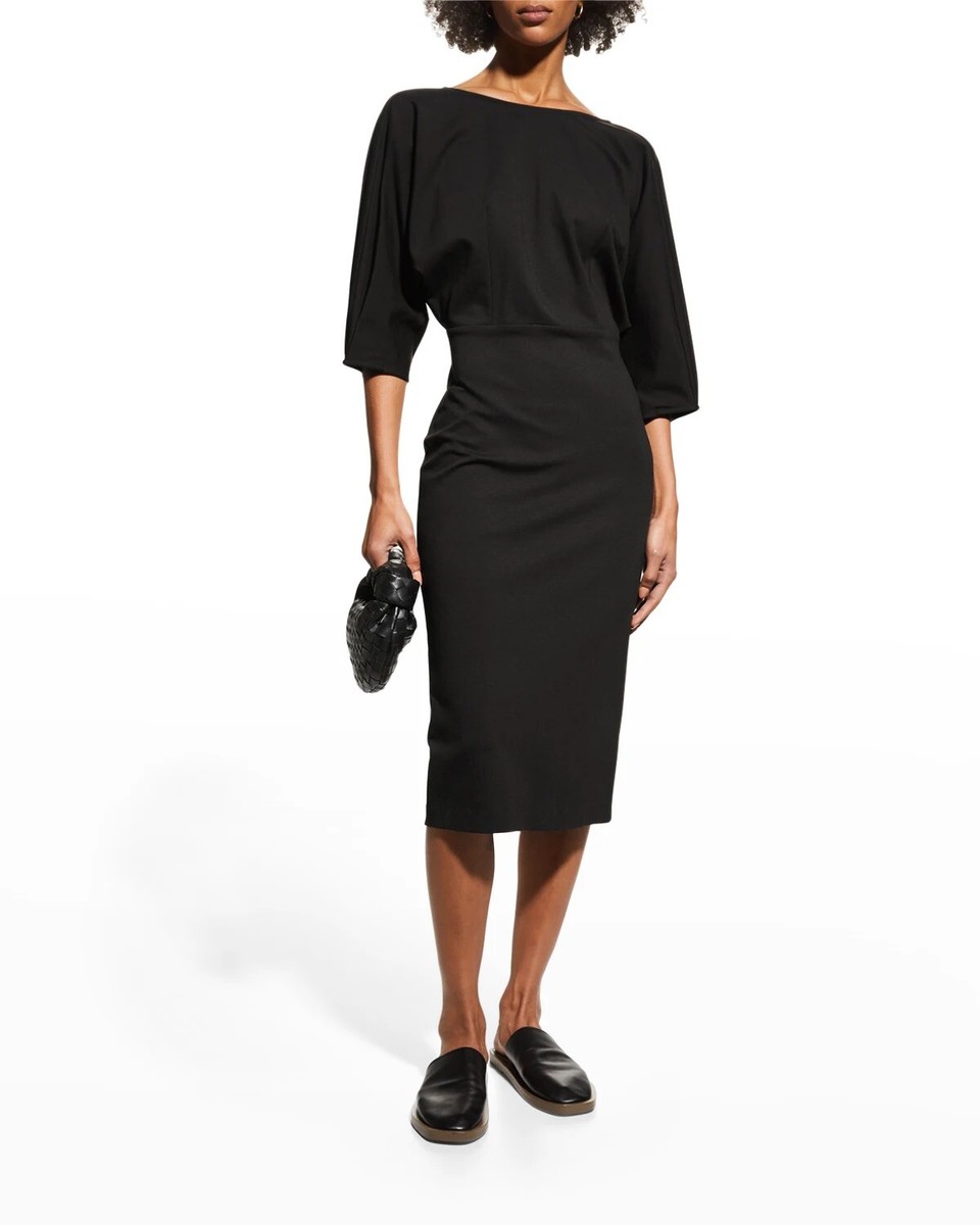 knee length dresses for ladies Classy Icon Open Back Midi Dress