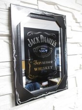 Specchio da whisky Jack Daniels specchio da parete, bar, cantina per feste, pub, 20 x 30 cm