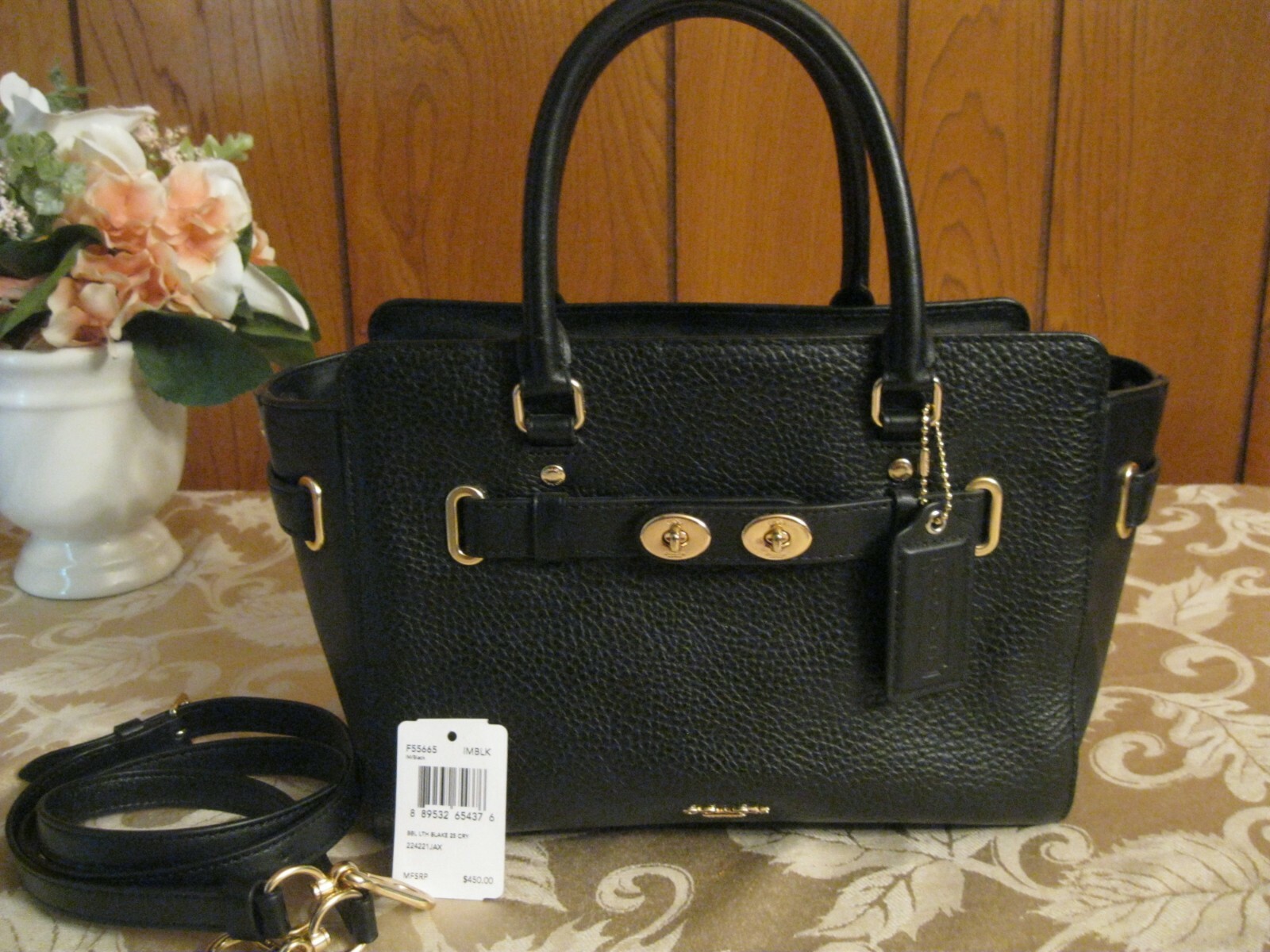 coach black bag