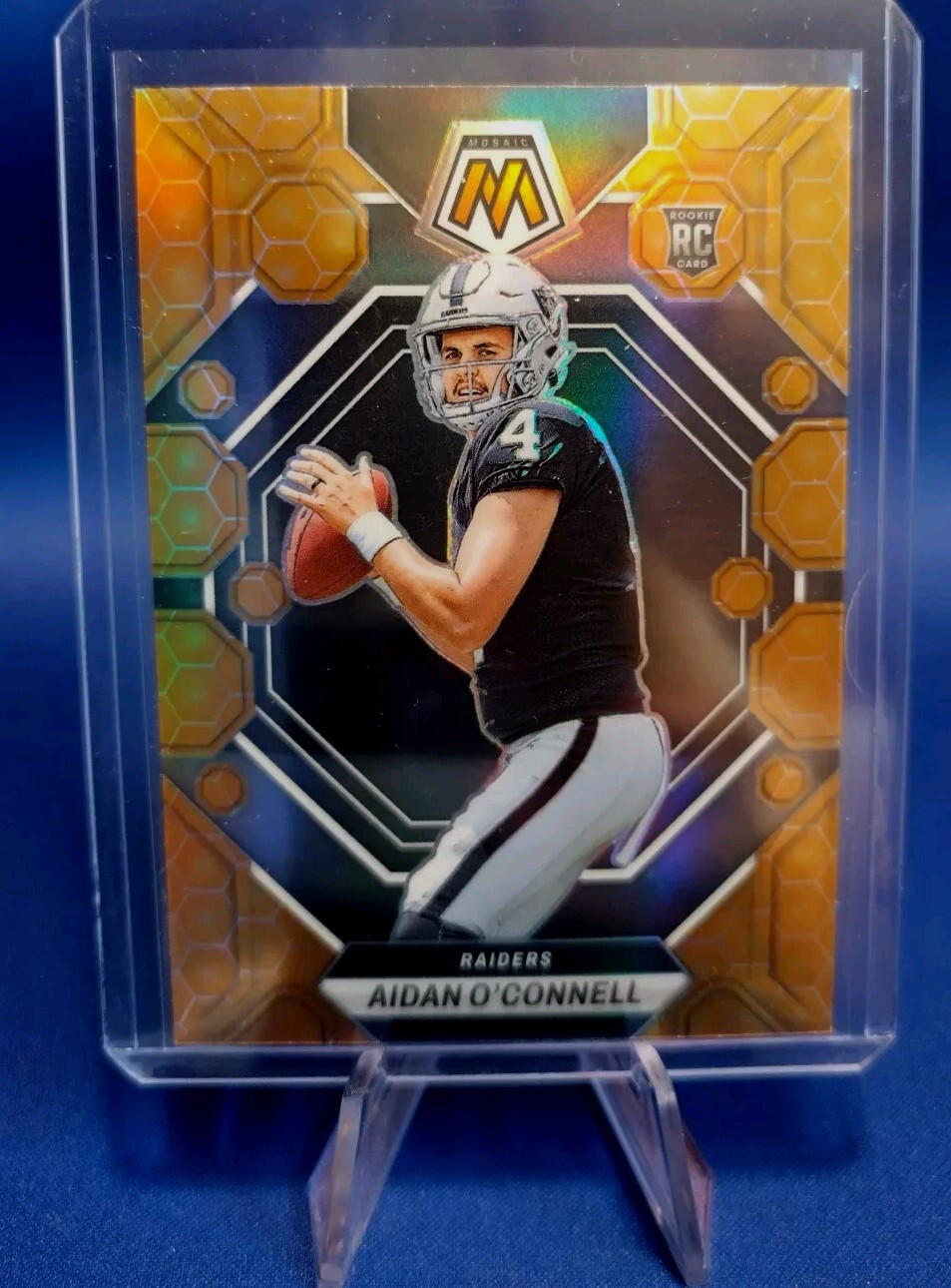 AIDAN O’CONNELL  2023 Panini Mosaic Rookie HONEYCOMB Refractor SSP CASE HIT #281