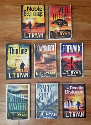 Lot of 8 L.T. Ryan Thriller Paperback Books from Good to Very Good Condition