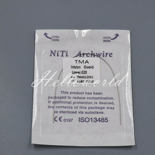 1 Pc Dental Orthodontic TMA Beta Ti-Mo Alloy Round Arch Wires Natural/Ovoid - Picture 56 of 62