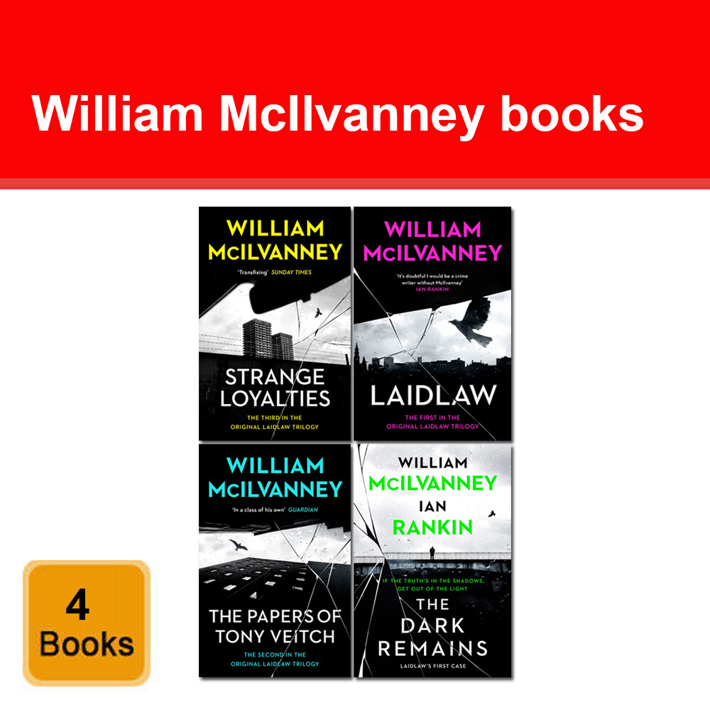 William McIlvanney Collection 4 Books Set Laidlaw Trilogy and Jack Laidlaw Pack