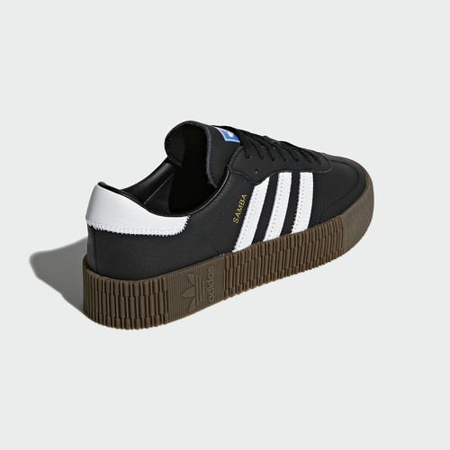 Adidas Originals Sambarose W [B28156] Women Casual Shoes Black/White | eBay