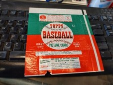 1952 Topps Gum Co.  Baseball Card 5 Cents Wax Wrapper TOUGH!