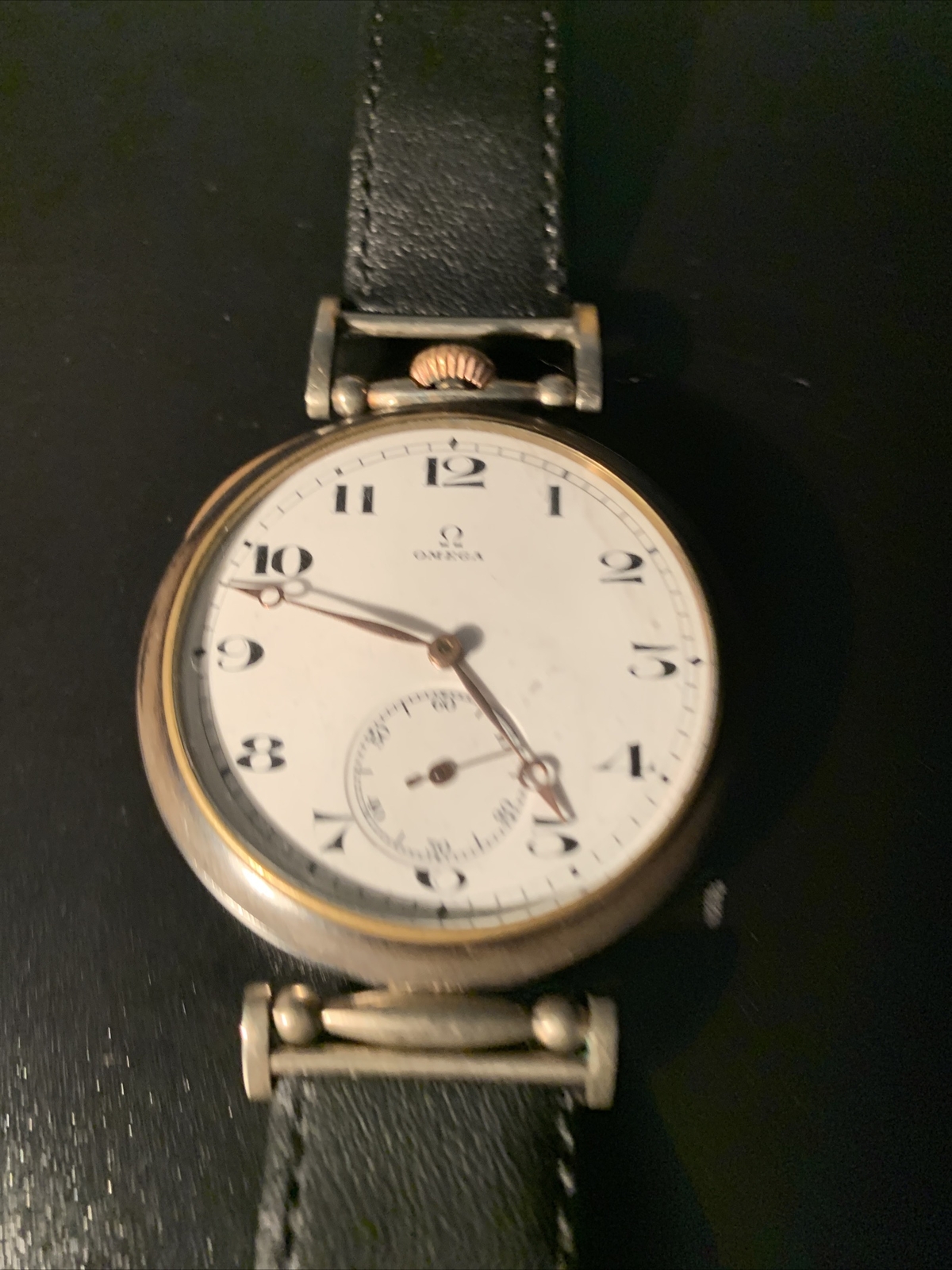 Antique Omega Pocket Watch Marriage Wrist Watch Works Great Reliable