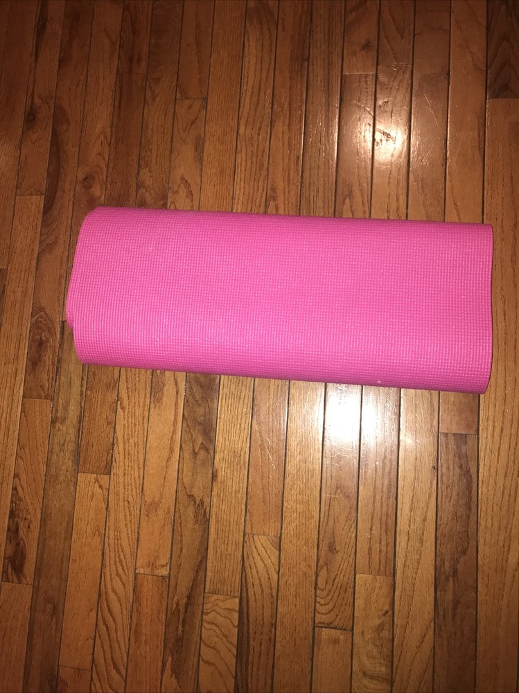 Hot pink reversible washable yoga mat 68x24 inches Hot pink reversible washable yoga mat 68x24 inches