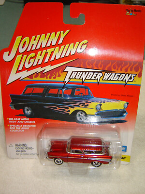 Johnny Lightning THUNDER WAGONS CUSTOM '57 CHEVY NOMAD NEW