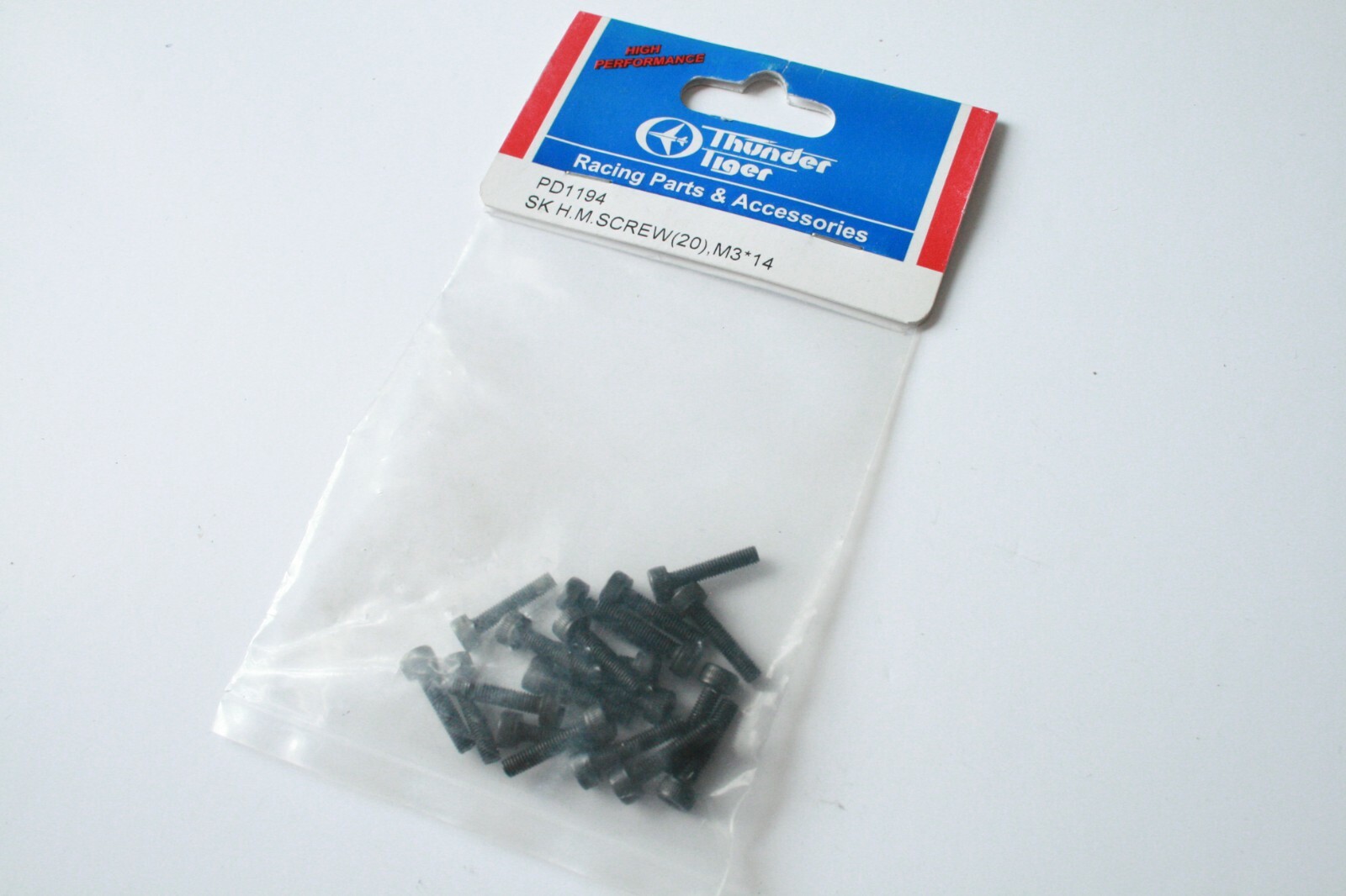 Thunder Tiger Socket Head Screws M3x14mm (20pcs) - PD1194