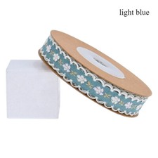 5 Yard Floral Embroidery Jacquard Webbing Edge Ethnic Cute Lace Ribbon Trim Tape