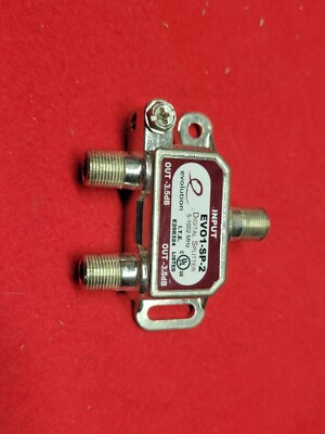  2 way Evolution EVO1-SP-2 cable splitter 1 pack