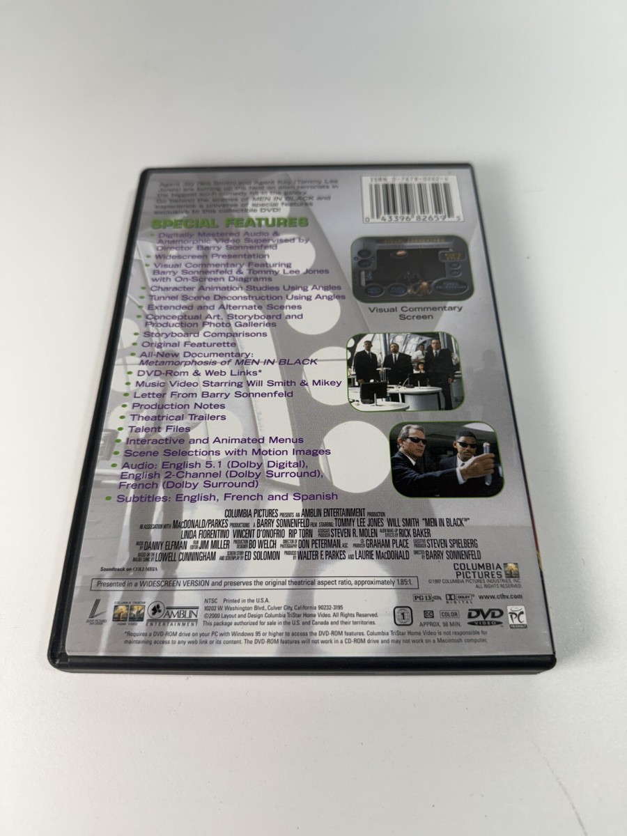 MIB Men In Black (DVD 2000) Mr. Jones, Mr. Smith | eBay