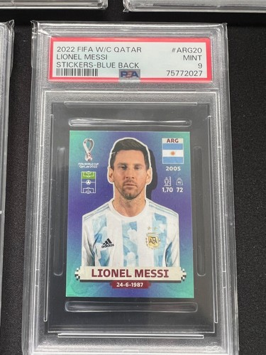 Messi partia x 5 naklejek Mistrzostwa Świata PSA Panini 2006, 2010, 2014, 2018, 2022 #185 - Zdjęcie 6 z 7