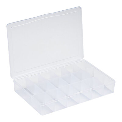 Sortierbox für Kleinteile Transparent Sortierkasten mit Deckel Schmuck Perlen