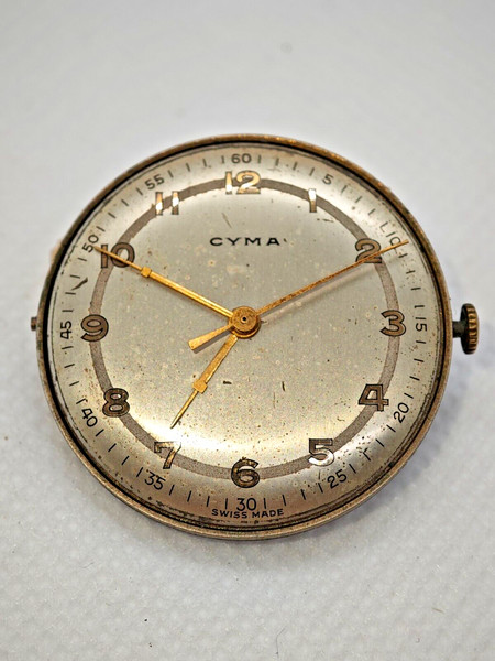 CYMA 406. Movimiento manual. Funciona.