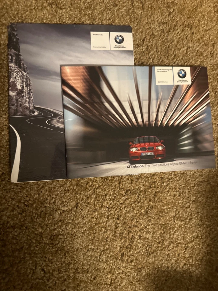 BMW 1 Series manual do proprietário 128i, 135i fabricante de equipamento original completo - Imagem 3 de 4