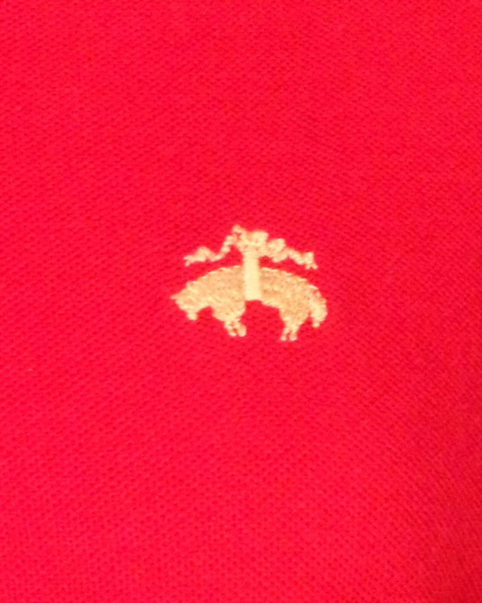 RARE True Vintage 60s 70s Brooks Brothers Golden Fleece Polo Shirt Top sz L