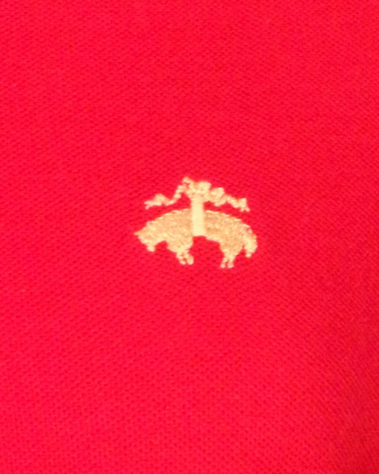RARE True Vintage 60s 70s Brooks Brothers Golden Fleece Polo Shirt Top sz L - Image 2 of 4