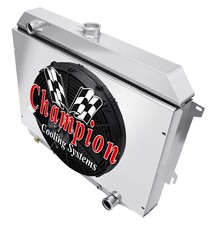 Rn 2 Row Radiator 2616 Fanshroud For 1968-1973 Roadrunner Small Block Ec374