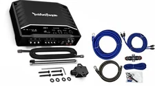 Rockford Fosgate Prime 1000 Watt Max Amplifier Car Monoblock Sub Amp + 4 Ga. KIT